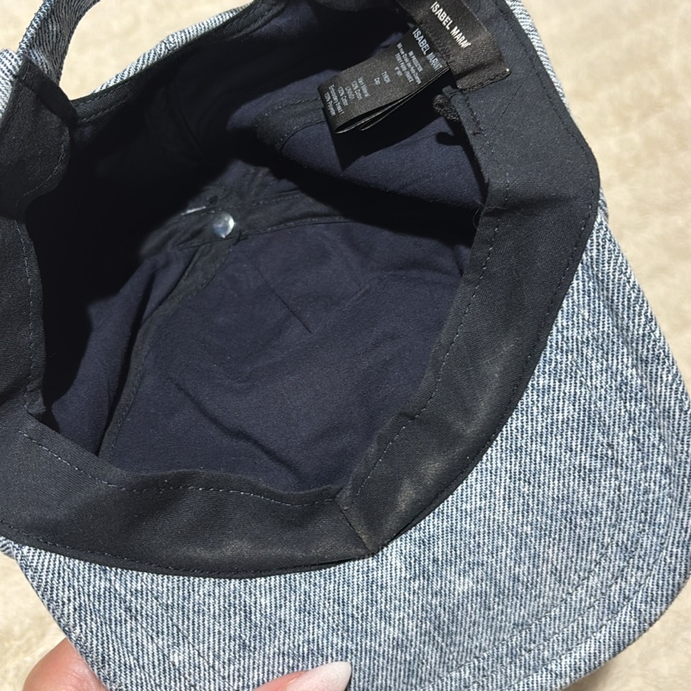 Isabel Marant Tyron Hat in Light Blue - Picture 4 of 5